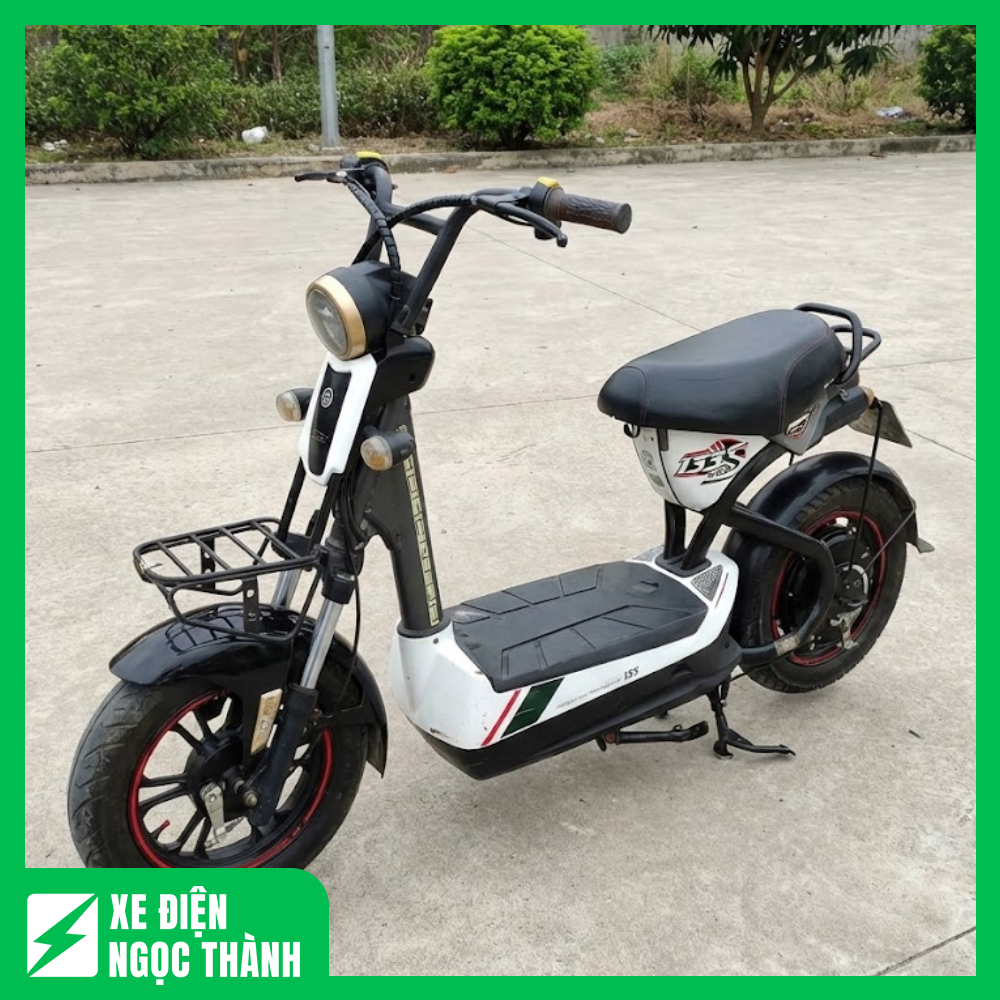 Xe Máy Điện 133S Nhập Khẩu Màu Trắng Cũ Năng Động