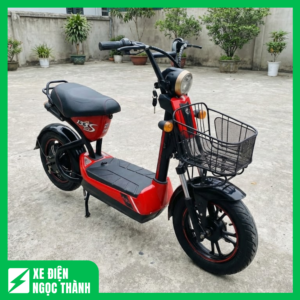 Xe Máy Điện 133S Nhập Khẩu Màu Đỏ Cũ Chạy Khỏe