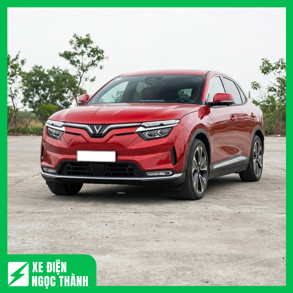 Xe Ô Tô Điện VinFast VF 8 Plus 2025 Cũ (ADAS, Pin CATL) Màu Đỏ