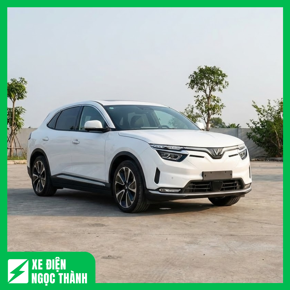 Xe Ô Tô Điện VinFast VF 8 Plus 2023 Cũ (ADAS, Pin SDI) Màu Trắng