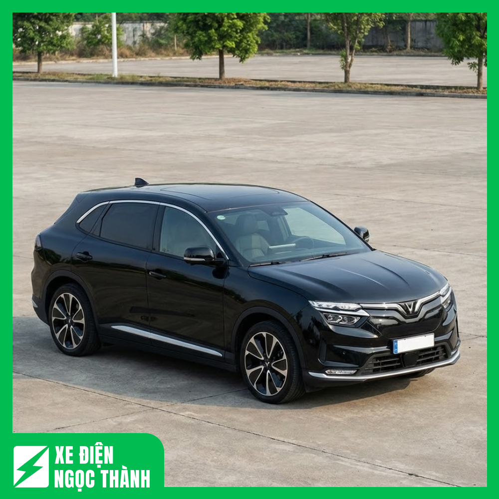 Xe Ô Tô Điện VinFast VF 8 Plus 2023 Cũ (ADAS, Pin CATL) Màu Đen