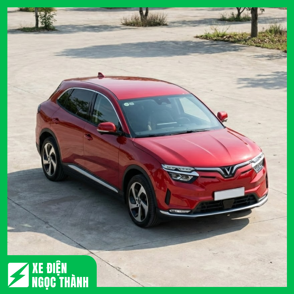 Xe Ô Tô Điện VinFast VF 8 S 2024 Cũ (Không ADAS, Pin CATL) Màu Đỏ