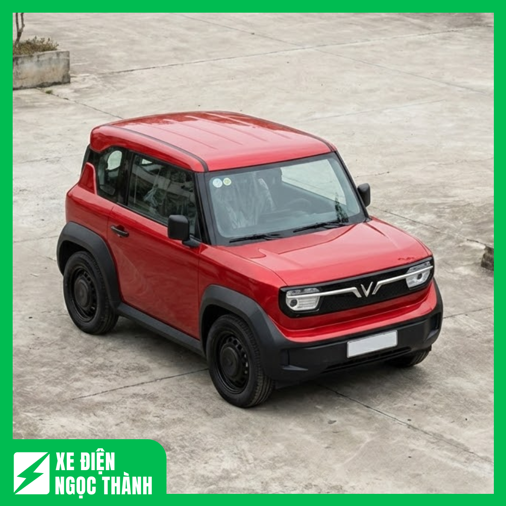Xe Ô Tô Điện VinFast VF 3 2025 Cũ Màu Đỏ Cơ Bản (Bản Thuê Pin)
