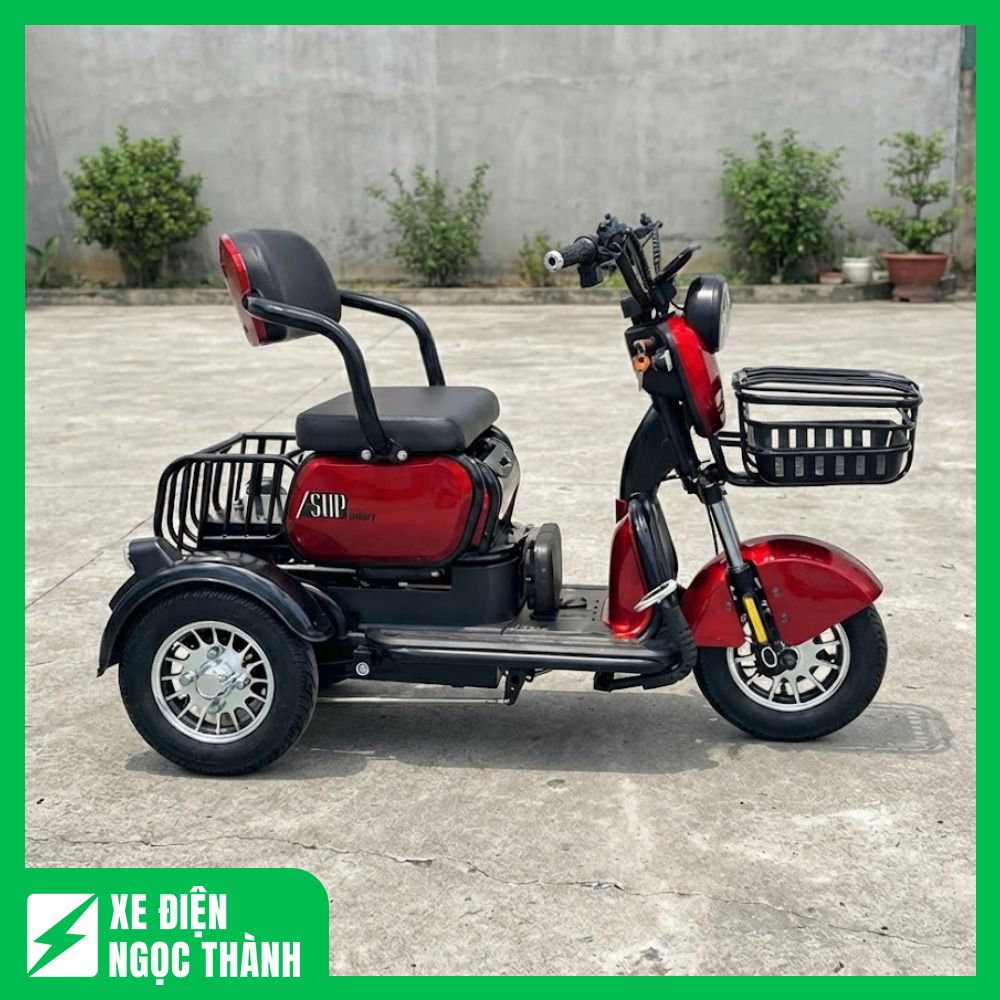 Xe Ba Bánh Điện Nakachi NK-M16 Mới Thiết Kế Thông Minh