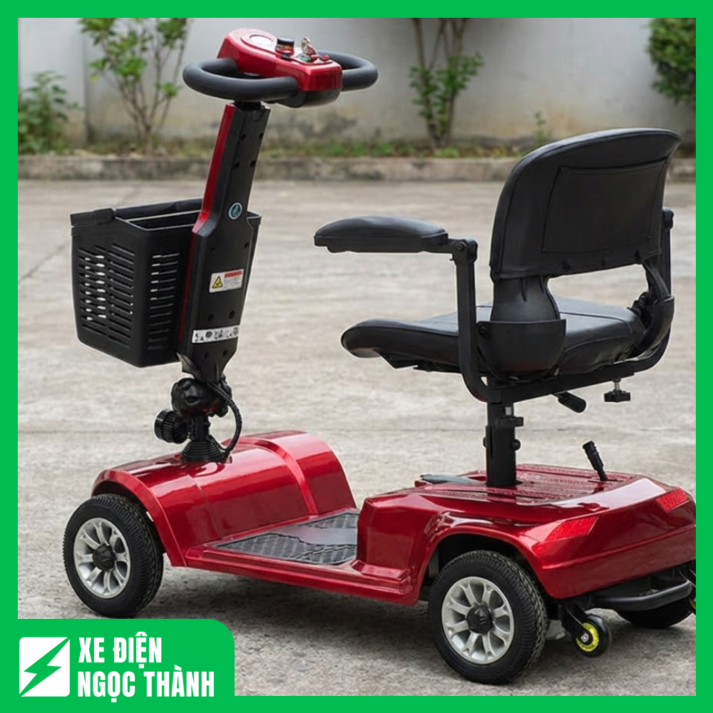 Xe Lăn Điện Bốn Bánh Scooter X-02 Mới Gấp Gọn Tiện Lợi