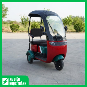 Xe Điện Ba Bánh X302 Mới Có Mái Che Chống Nắng Mưa