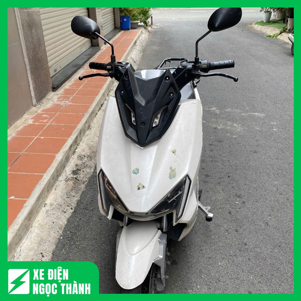 Bán Xe Máy Điện Cũ Pega Newtech Màu Trắng - Ảnh 5
