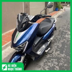 Bán Xe Máy Điện Cũ Pega Newtech Màu Xanh Đen