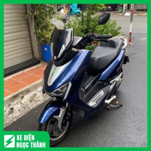 Bán Xe Máy Điện Cũ Pega Newtech Màu Đen Xanh