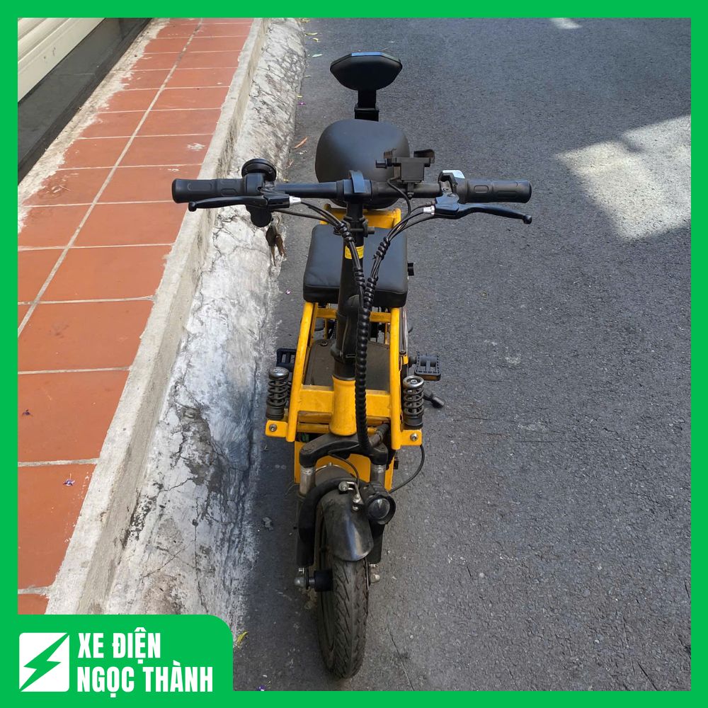 Bán Xe Máy Điện Cũ Burke Màu Vàng - Ảnh 4