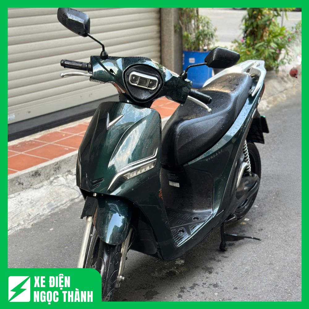 Bán Xe Máy Điện Cũ Feliz Thường Màu Xanh - Ảnh 5