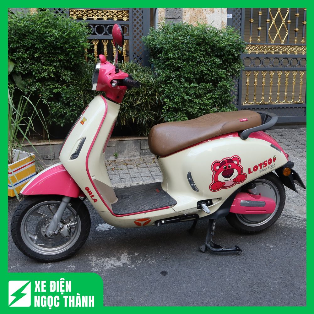 Bán Xe Máy Điện Cũ Yadea Orla Màu Hồng Dâu - Ảnh 5