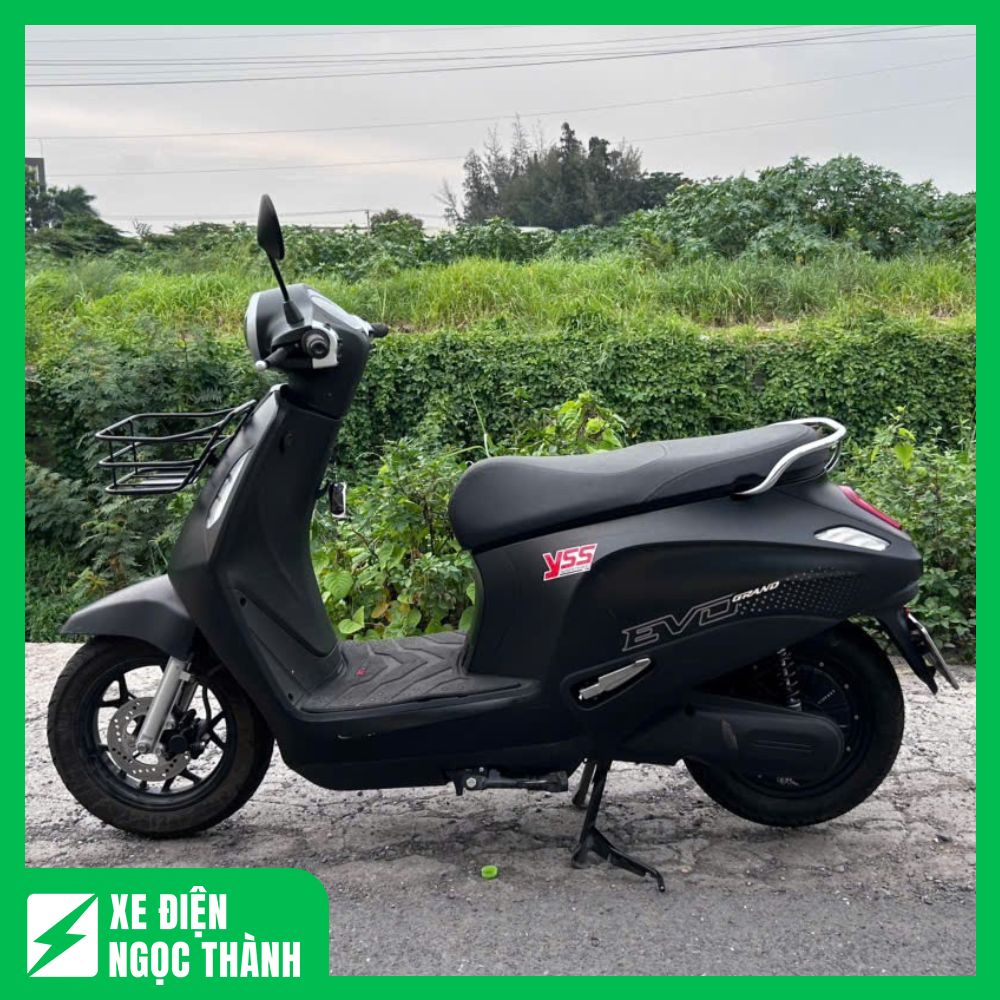 Bán Xe Máy Điện Cũ Evo Grand Màu Đen - Ảnh 4