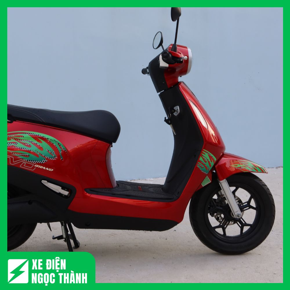 Bán Xe Máy Điện Cũ Evo Grand Màu Đỏ - Ảnh 4