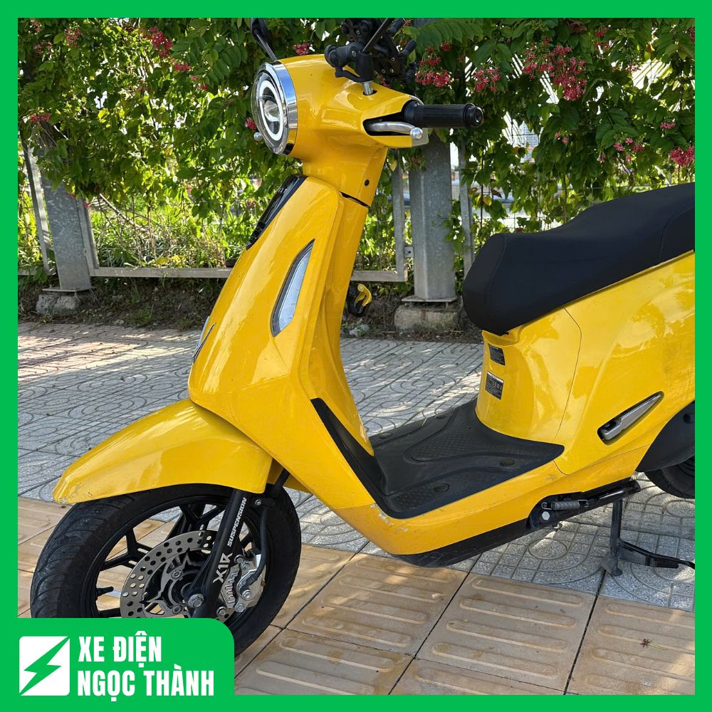 Bán Xe Máy Điện Cũ Evo200 Màu Vàng - Ảnh 4