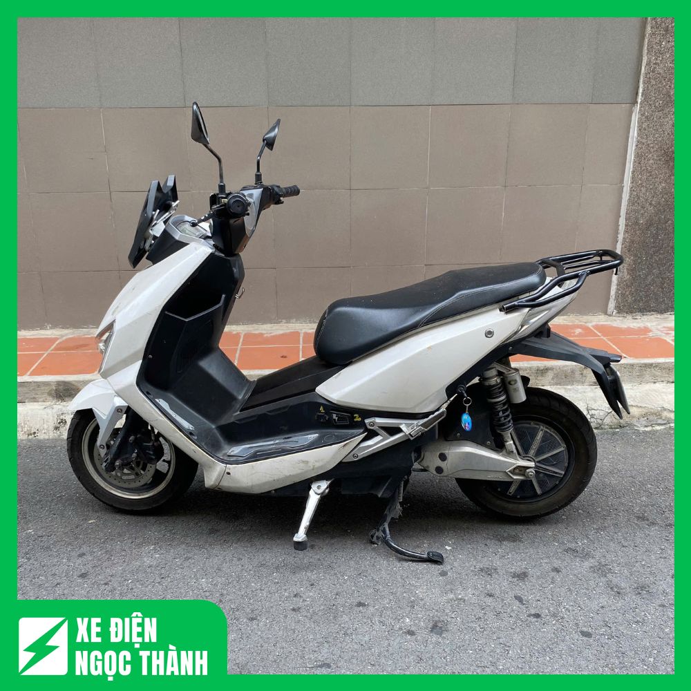 Bán Xe Máy Điện Cũ Pega Newtech Màu Trắng - Ảnh 2